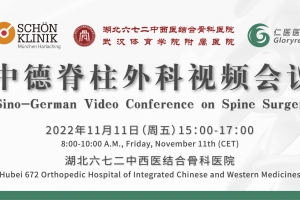 中德脊柱外科視頻會議