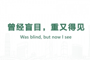 曾經盲目，重又得見