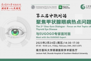 第二屆中歐國際對話  聚焦甲狀腺眼病熱點問題全球直播